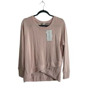 Athleta NEW Serenity Criss Cross Sweatshirt Medium Athletic Activewear Casual